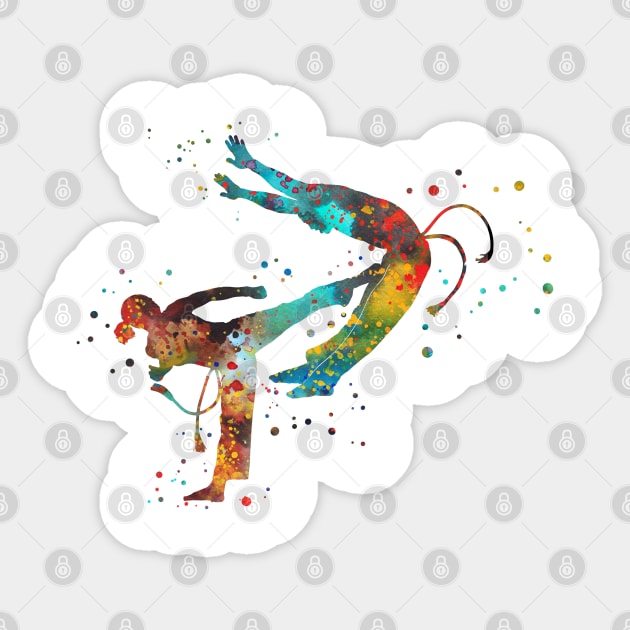 Capoeira Sticker by RosaliArt